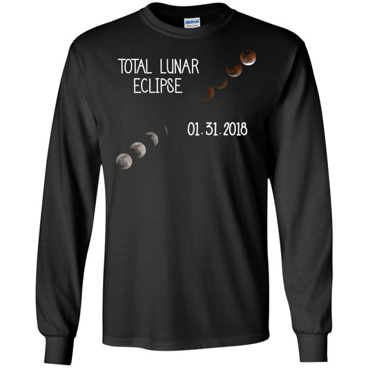 Total Lunar Eclipse 01-31-2018 Celebration Shirt Black