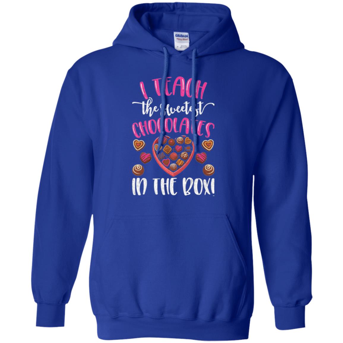 Valentines Day T-shirt I Teach The Sweetest Chocolates In The Box Royal