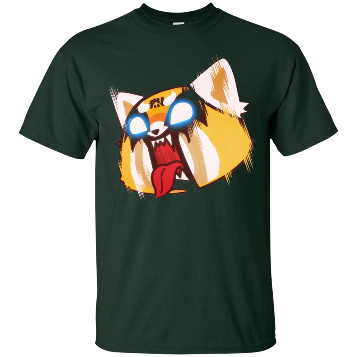 Aggretsuko Screaming Rage Tee Shirt Forest