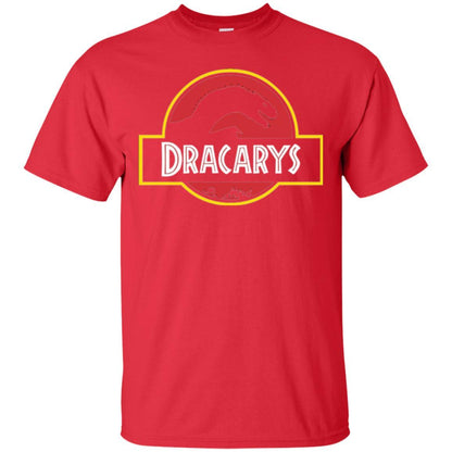 Dinosaur T-shirt Dracarys Dragon Parody Red