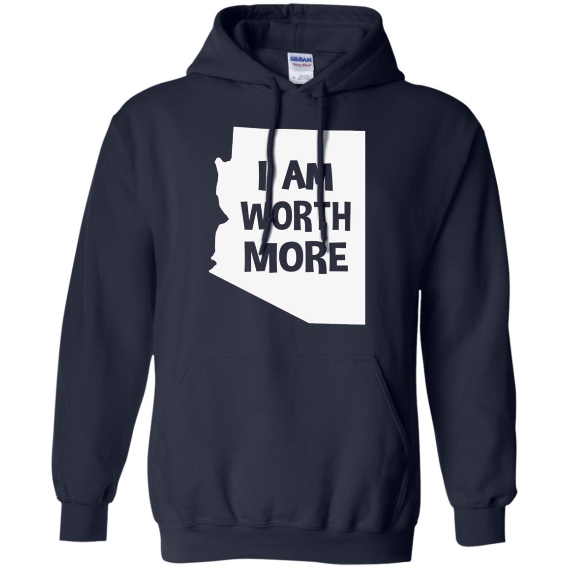 Arizona Teacher Shirt I Am Worth More Navy