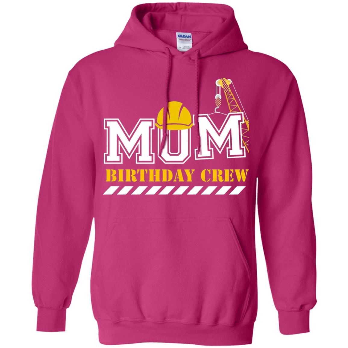 Mom Birthday Crew Mommy T-shirt Heliconia