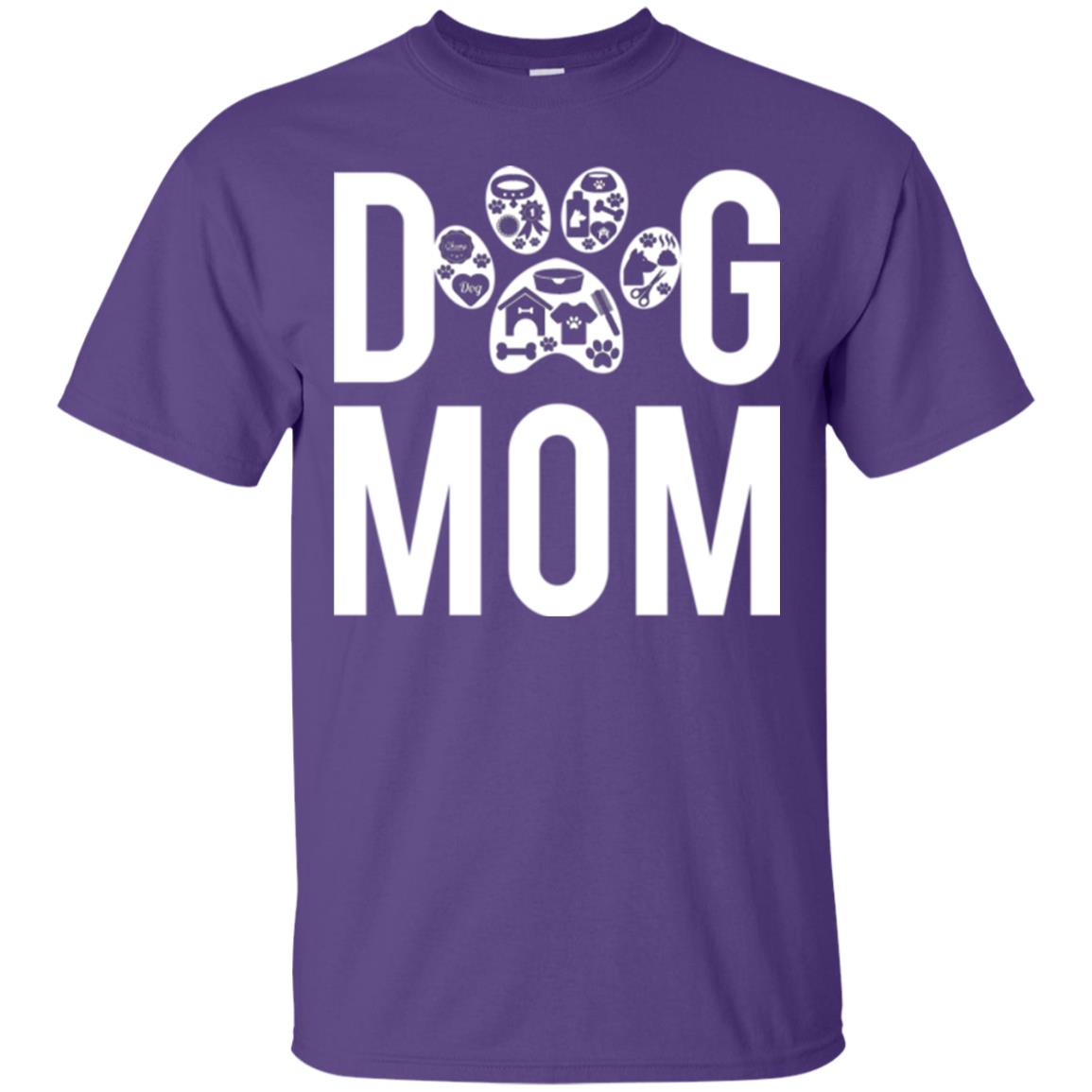 Mommy T-shirt Dog Mom Purple