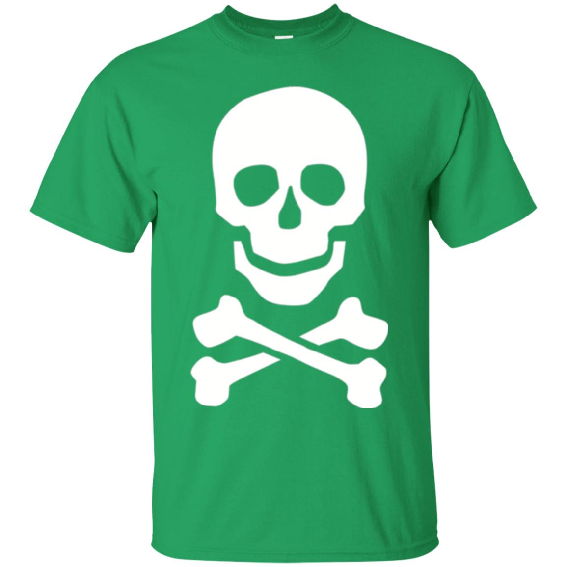 Skull Crossbones T-shirt Irish Green