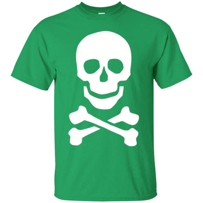 Skull Crossbones T-shirt Irish Green