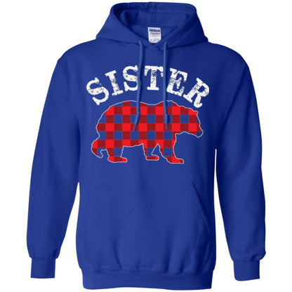 Family T-shirt Red Plaid Sister Bear Royal