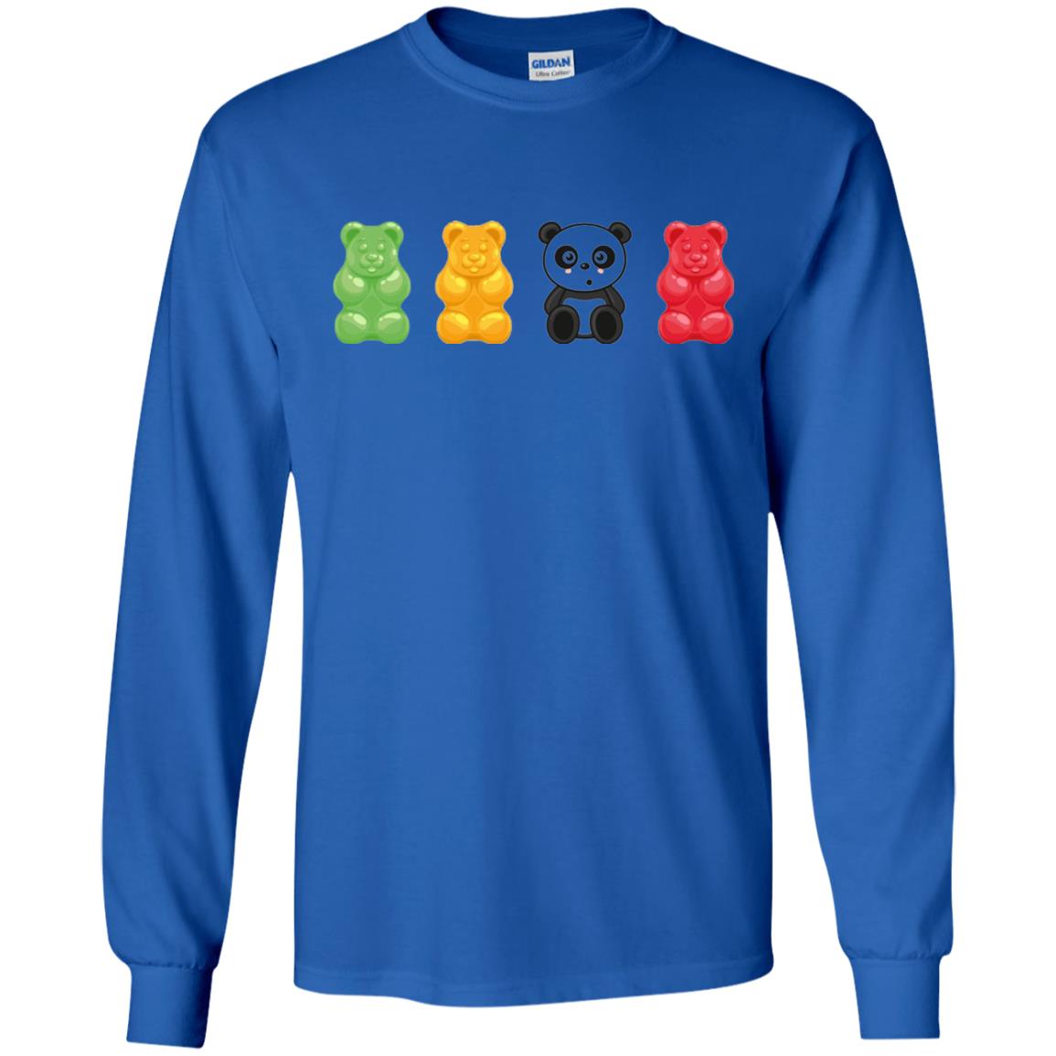 Bear Lover T-shirt Cute Panda Candy Bear Royal