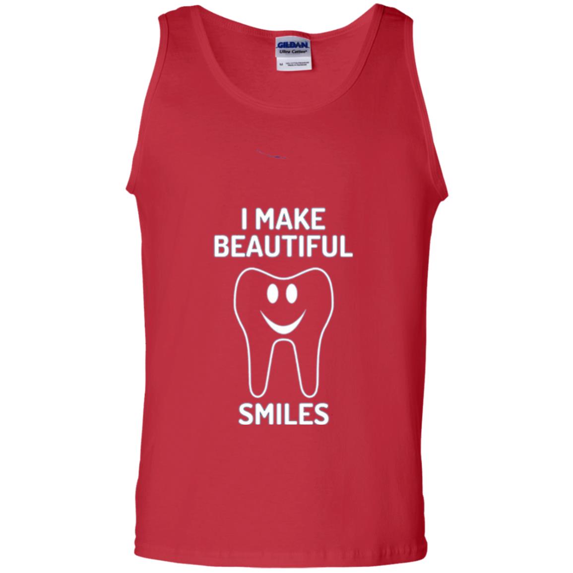 Dentist T-shirt I Make Beautiful Smiles Red