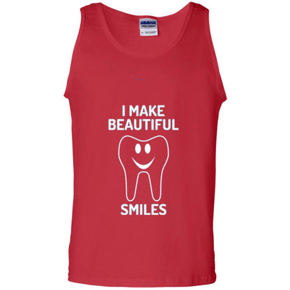 Dentist T-shirt I Make Beautiful Smiles Red