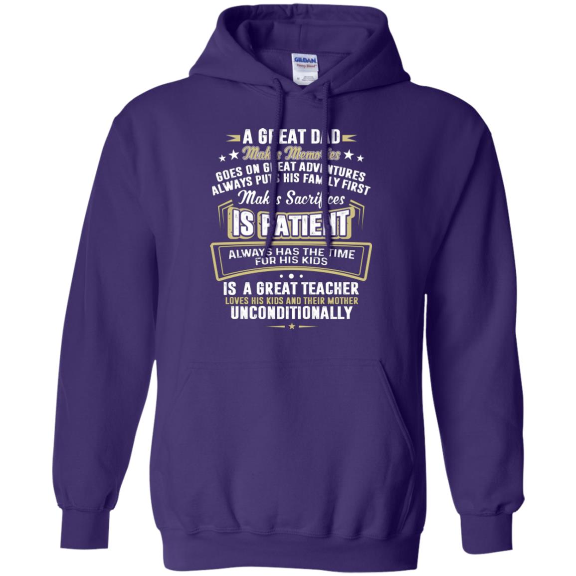 A Great Dad Make Memories Goes On Great Adventures Always Pots His Familly First Purple