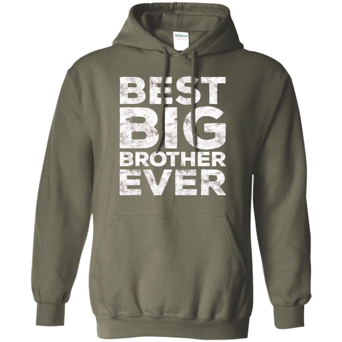 Best Big Brother Ever Family T-shirt Military Green