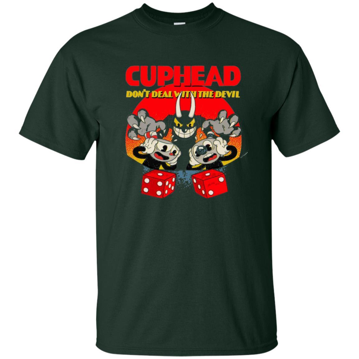 Gamer T-shirt Don't Deal With The Devil Forest Green