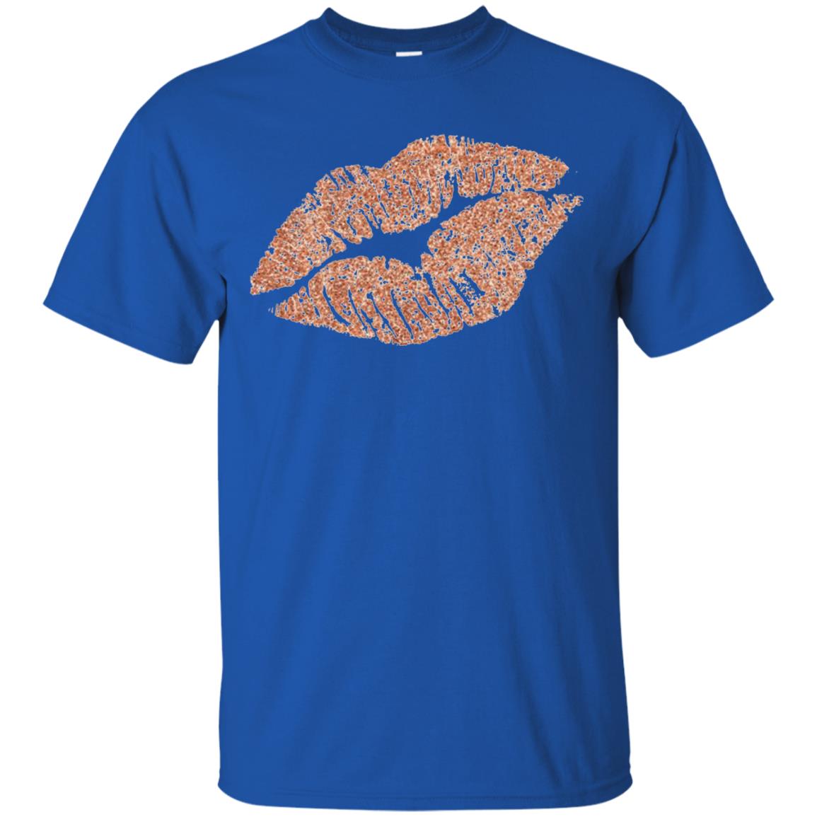 Rose Gold Lipstick Kiss Shirt Royal