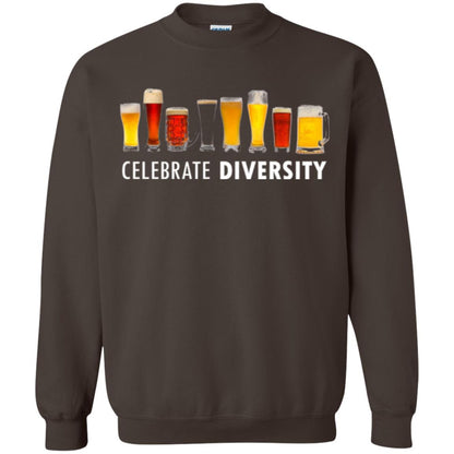 Beer Lovers T-shirt Celebrate Diversity Dark Chocolate