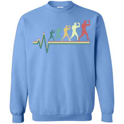 Boxing Heartbeat Boxer Gift Shirt Carolina Blue