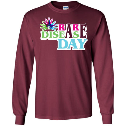 Rare Disease Day T-shirt Maroon