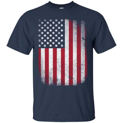 Usa Flag T-shirt 4th July Navy
