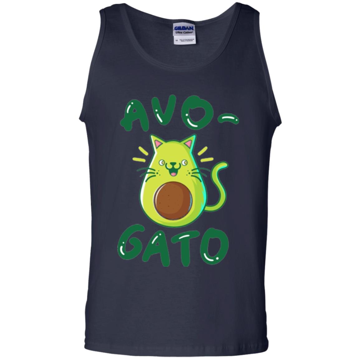 Cat Lovers T-shirt Avocado Avogato Navy