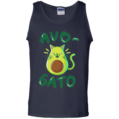 Cat Lovers T-shirt Avocado Avogato Navy