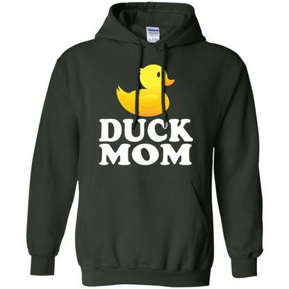 Duck Mom Funny Bird Lover T-shirt Forest Green