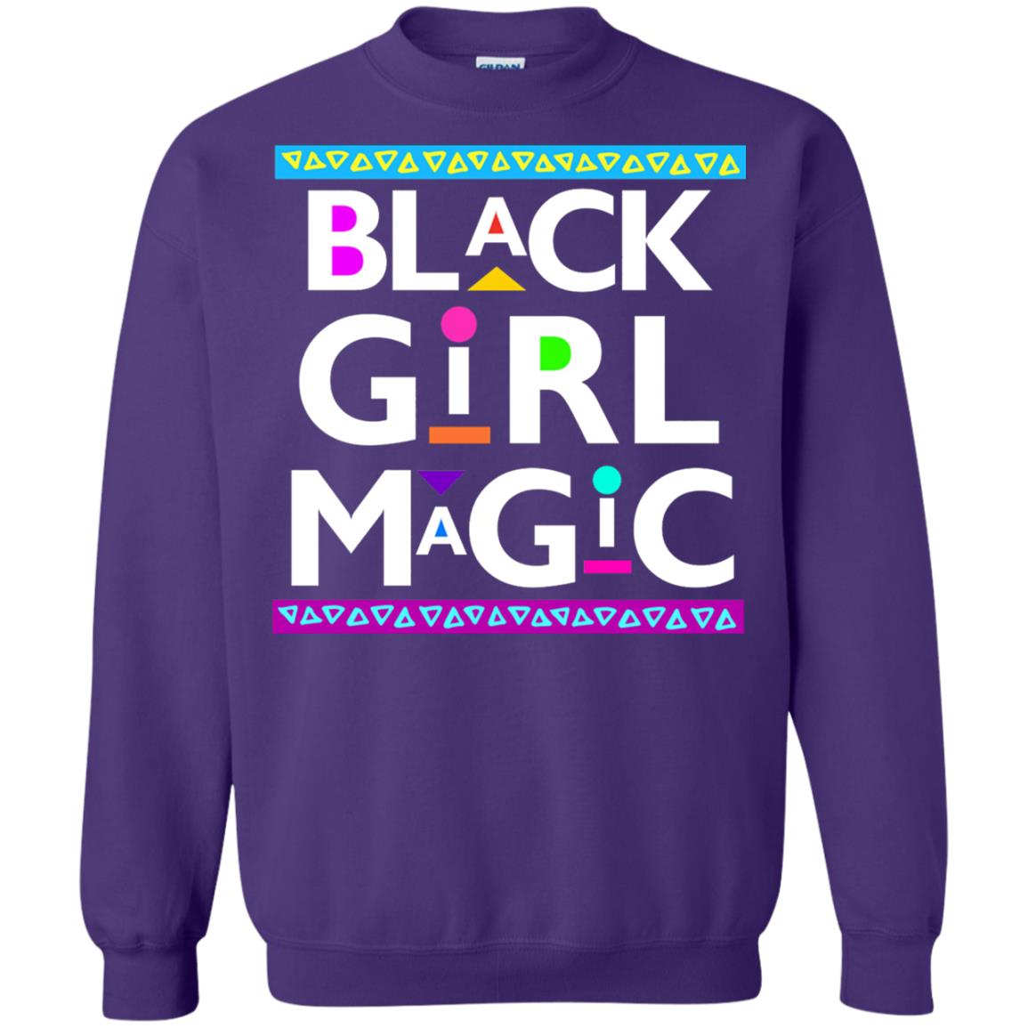 Black Girl Magic T-shirt Women_s Black History Purple