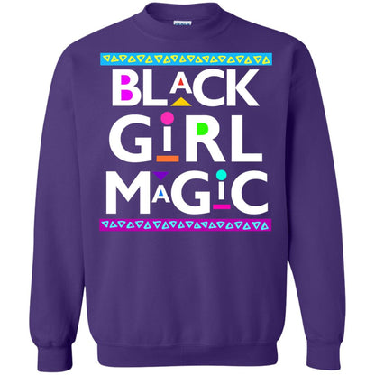 Black Girl Magic T-shirt Women_s Black History Purple