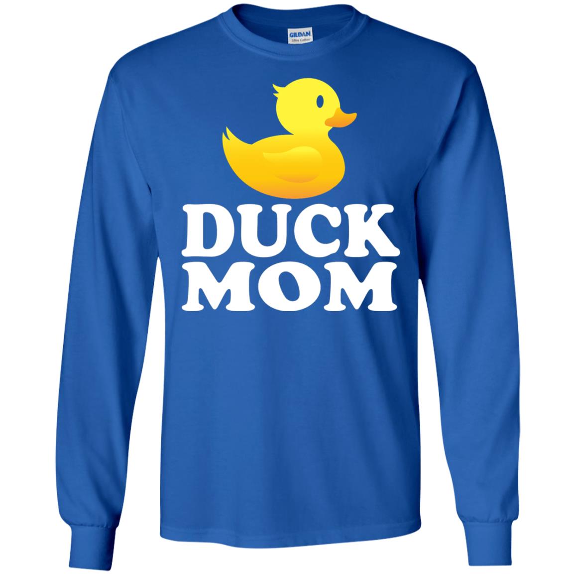 Duck Mom Funny Bird Lover T-shirt Royal