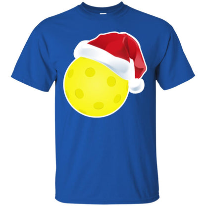 Pickleball With Santa Claus Hat X-mas Shirt For Pickleball Lovers Royal
