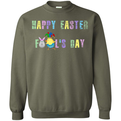 Happy Easter Fools Day Shirt Military Green
