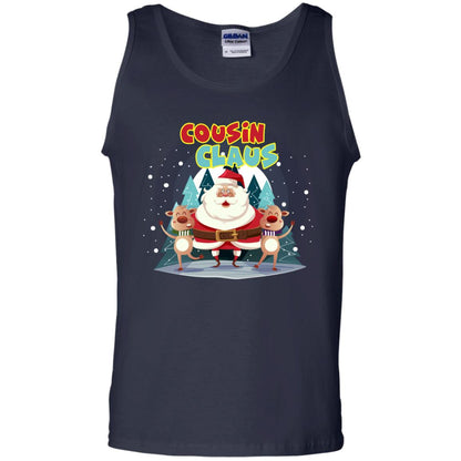 Cousin Claus Matching Family X-mas Gift Shirt Navy