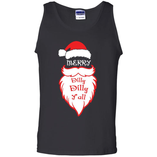 Christmas T-shirt Merry Dilly Dilly Y'all Black