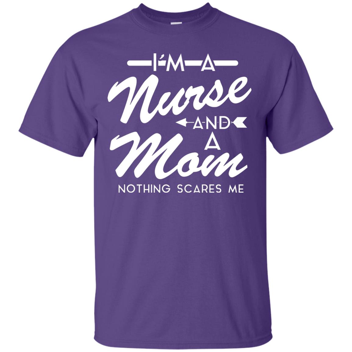 Im A Nurse And A Mom Nurse Mommy Shirt Purple