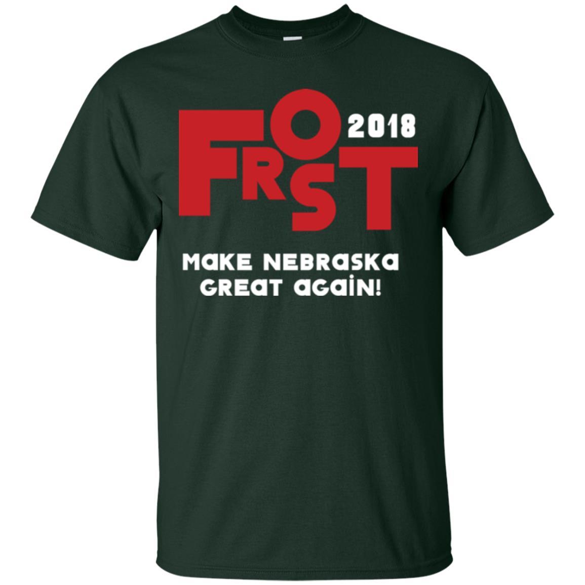 Frost 2018 Make Nebraska Great Again T-shirt Forest Green