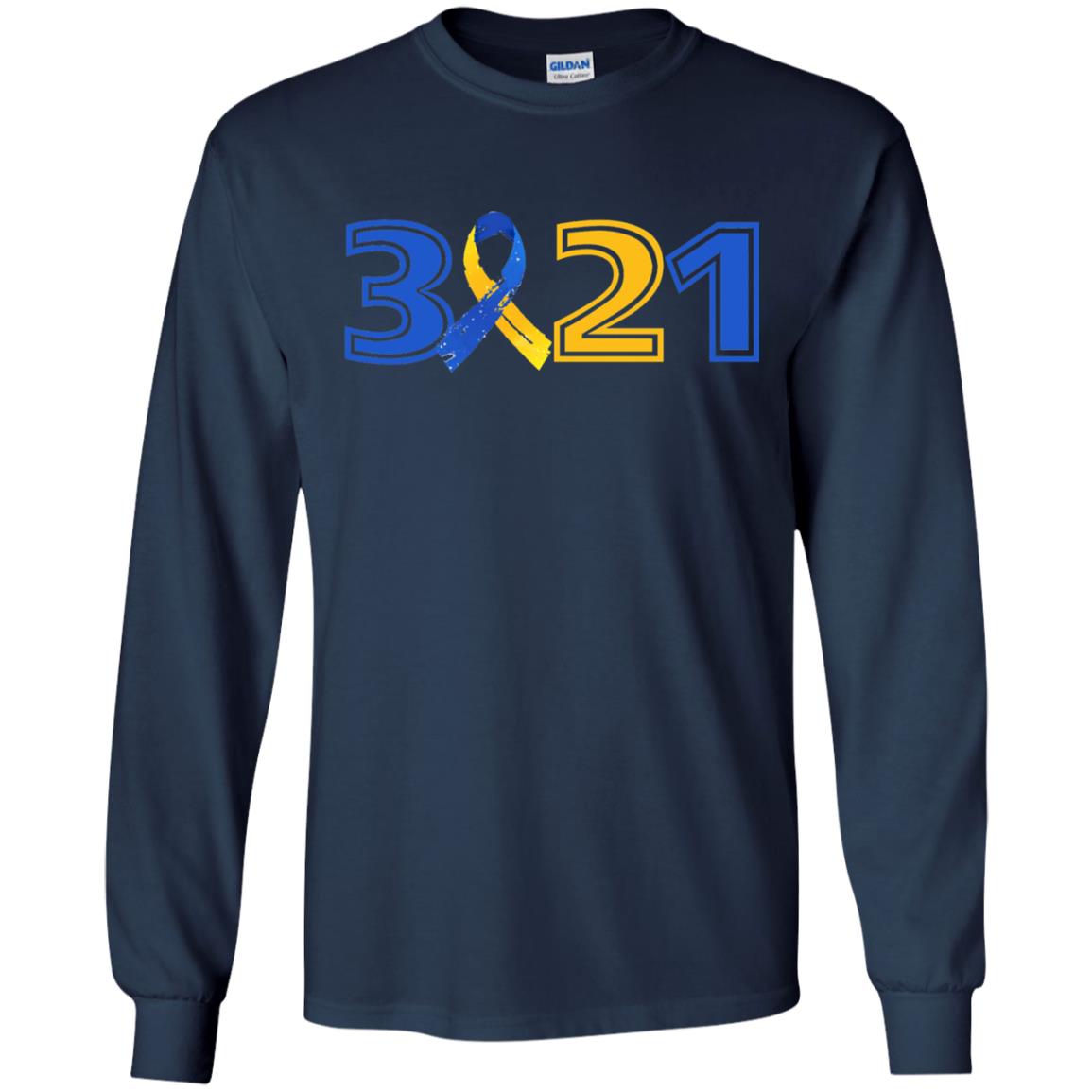 Awareness March 21 World Down Syndrome Day T-shirt Navy