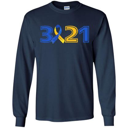 Awareness March 21 World Down Syndrome Day T-shirt Navy
