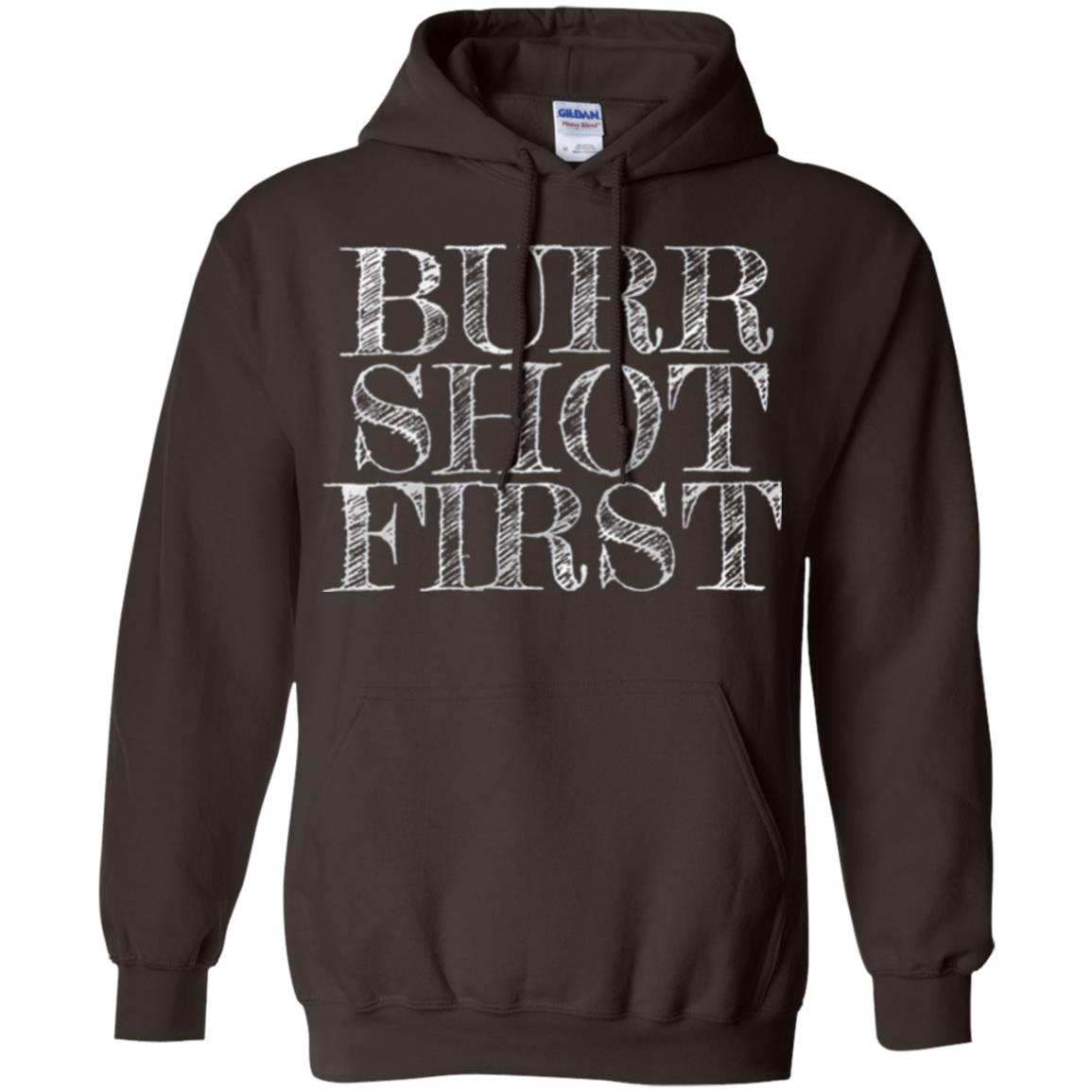 Alexander Hamilton Fan T-shirts Burr Shot First Dark Chocolate