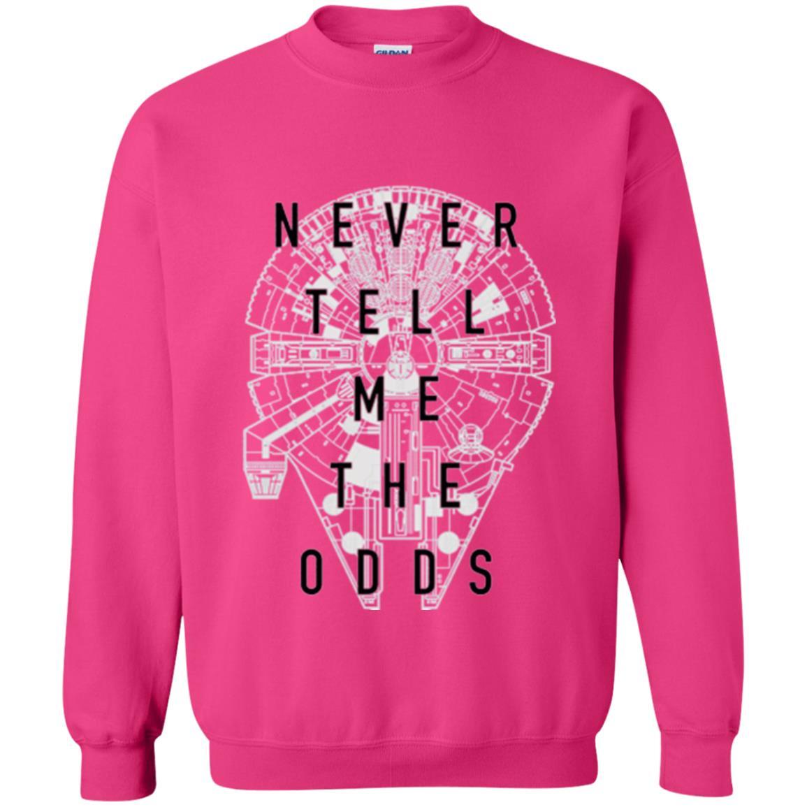 Film T-shirt Falcon Never Tell Me The Odds T-shirt Heliconia