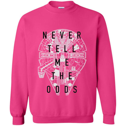 Film T-shirt Falcon Never Tell Me The Odds T-shirt Heliconia