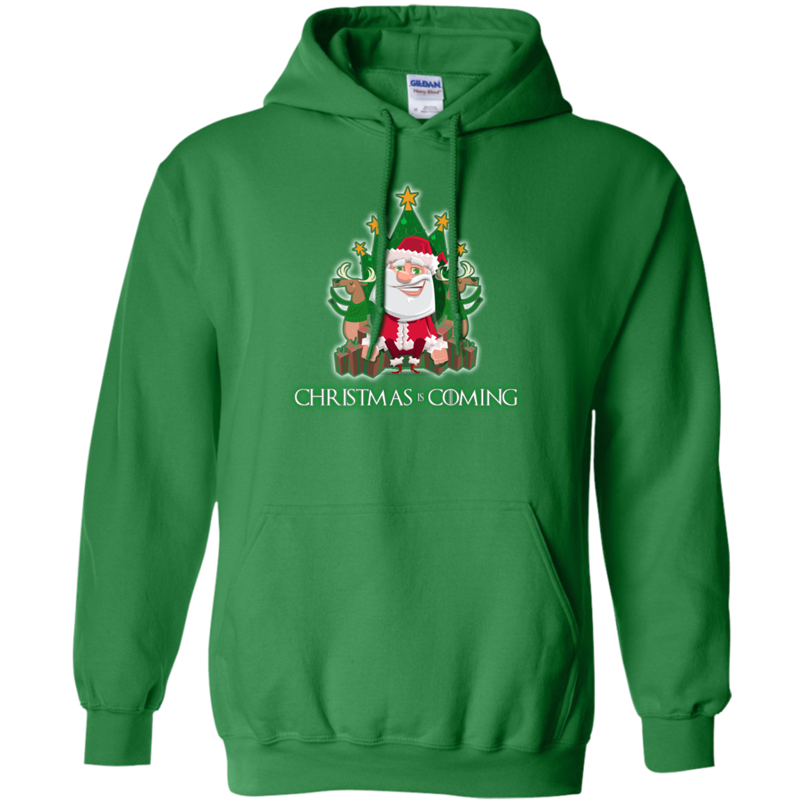 Christmas Is Coming T-shirt Irish Green