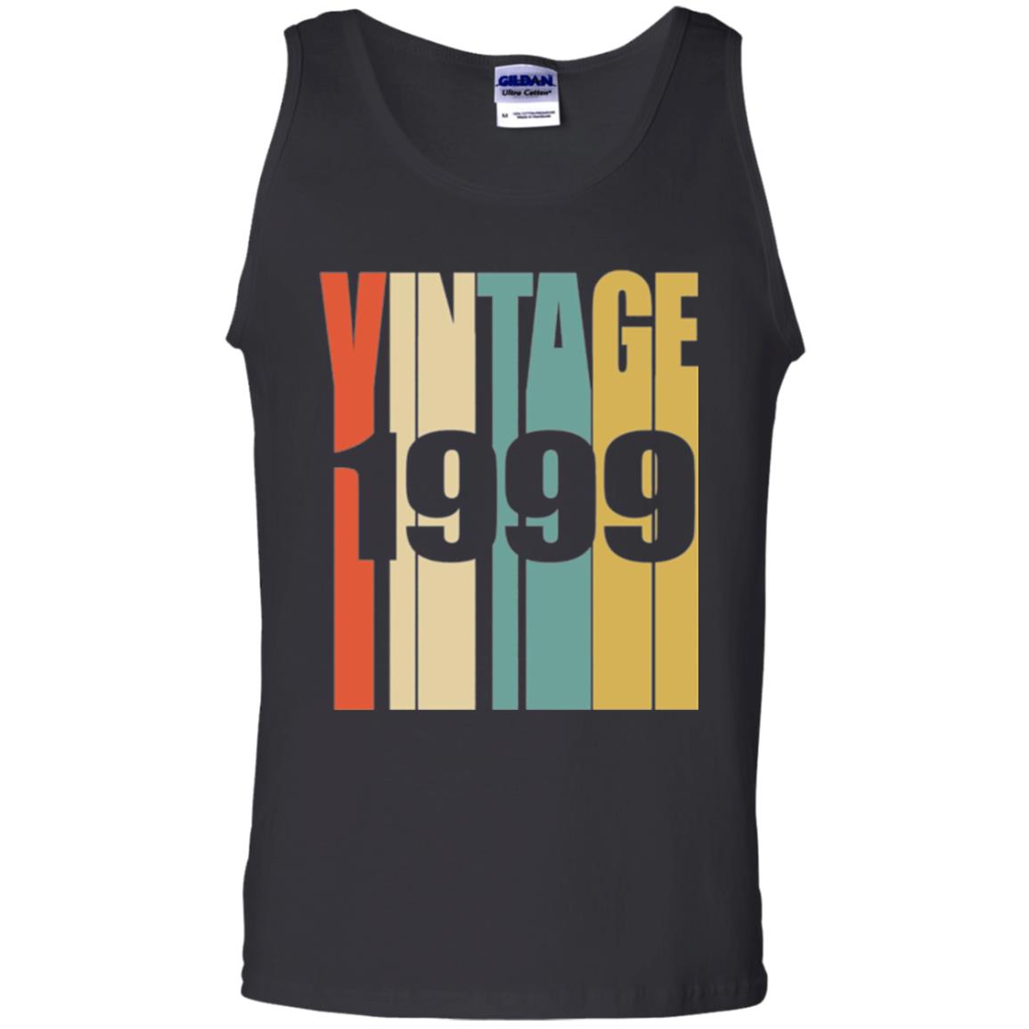 Brithday T-shirt Retro Vintage 1999 Black