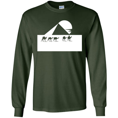 Egyptian Great Pyramid Of Giza T-shirt Forest Green