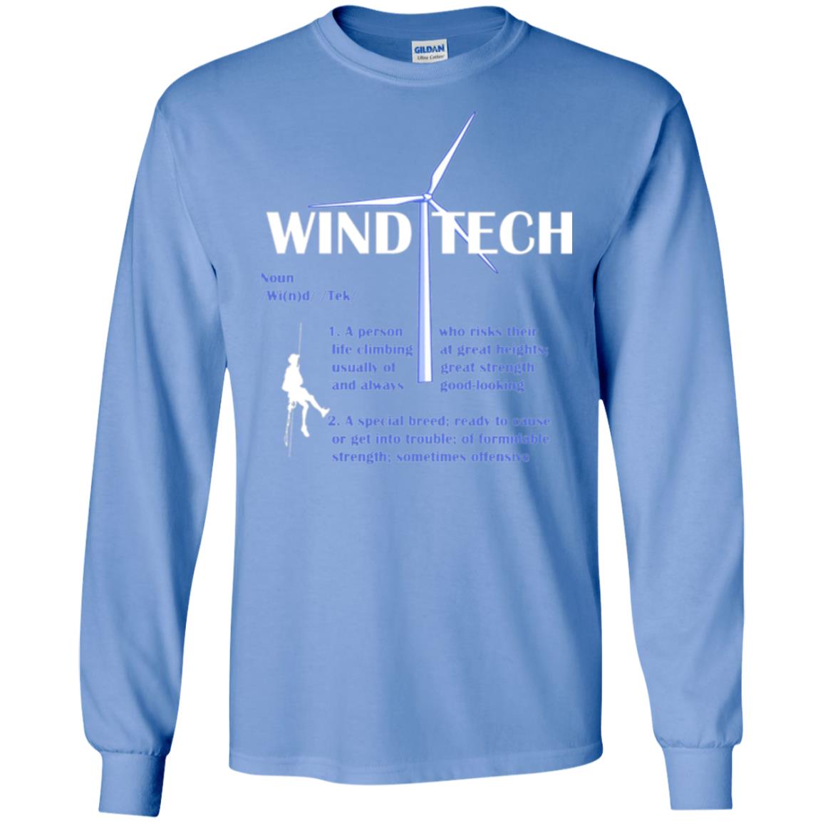 Wind Tech Definition T-shirt Carolina Blue