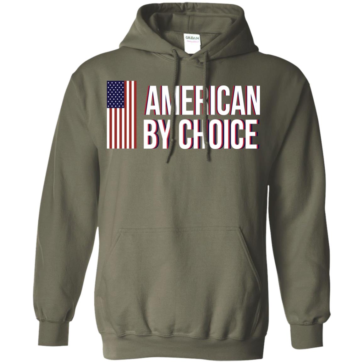 Flag Of American By Choice T-shirt Military Green