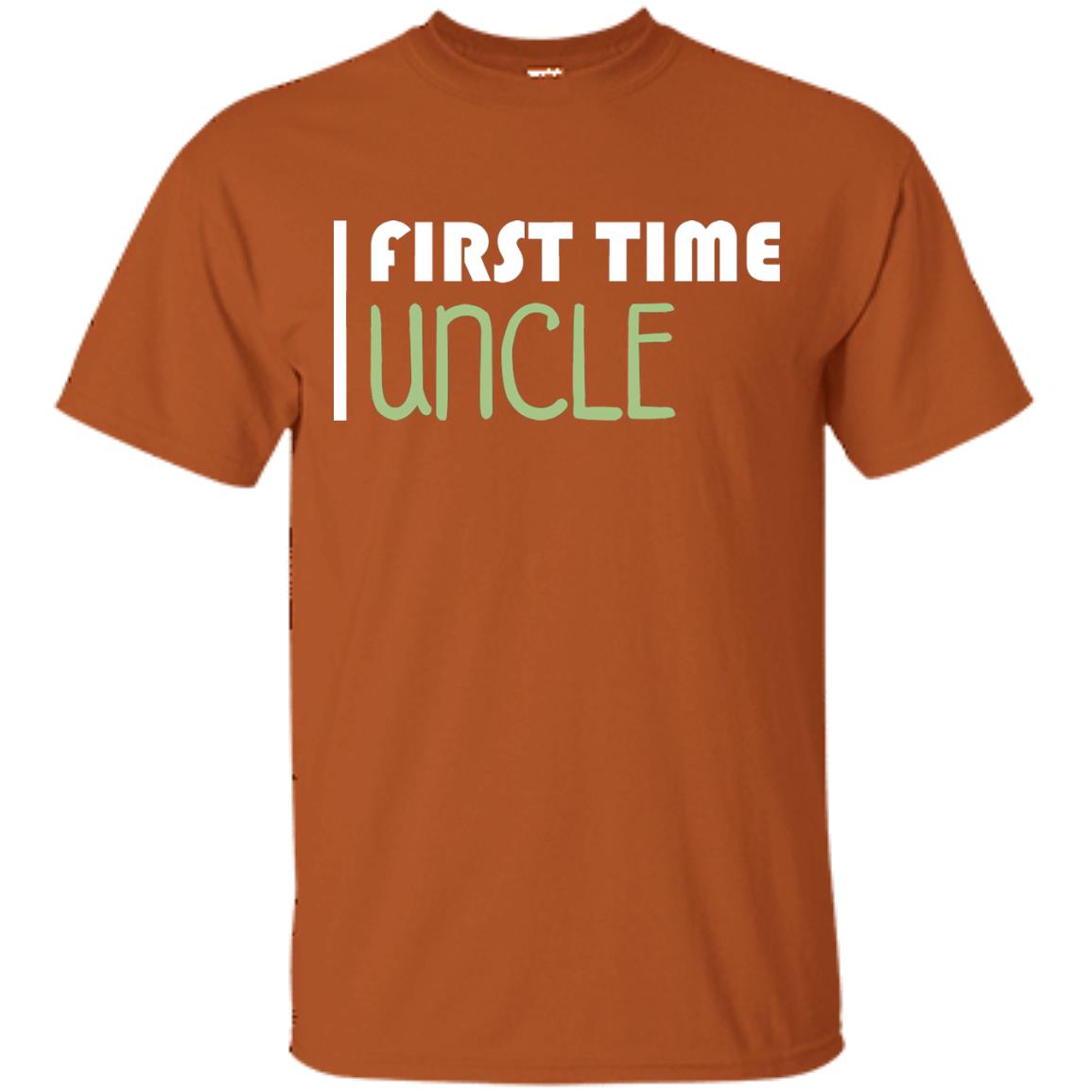 First Time Uncle New Uncle Shirt Texas Orange