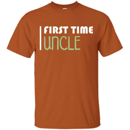 First Time Uncle New Uncle Shirt Texas Orange