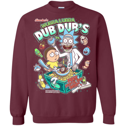 Movie T-shirt Wubba Luba Dub Dub_s Cereal Maroon