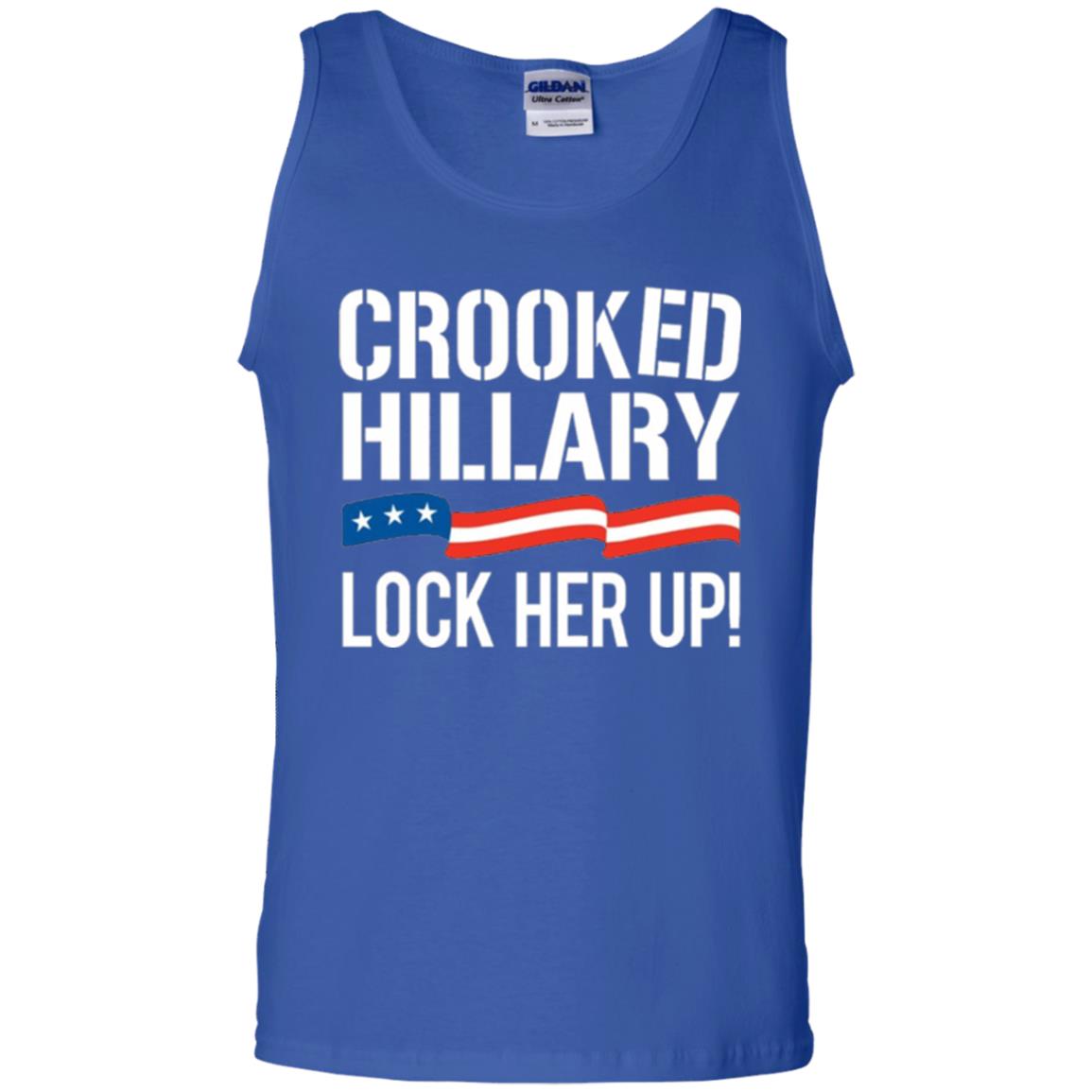 Crooked Hillary Lock Her Up T-shirt Royal