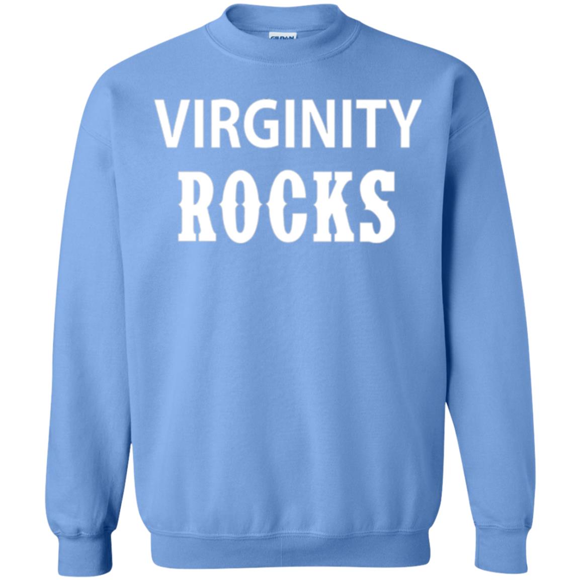 Virginity Rocks T-shirt Carolina Blue