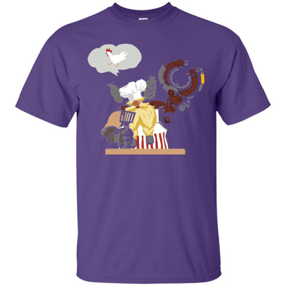 Overwatch Torbjorn Chef Spray T-shirt Purple