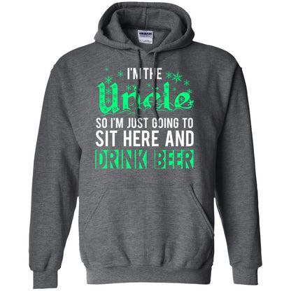 Uncle T-shirt I_m Just Going To Sit Here And Drink Beer Dark Heather